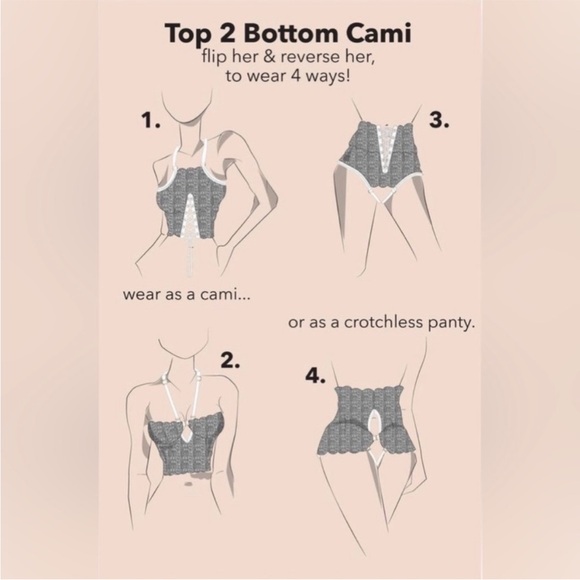 We Are HAH Top 2 Bottom Cami - Blood Orange - Picture 5 of 5
